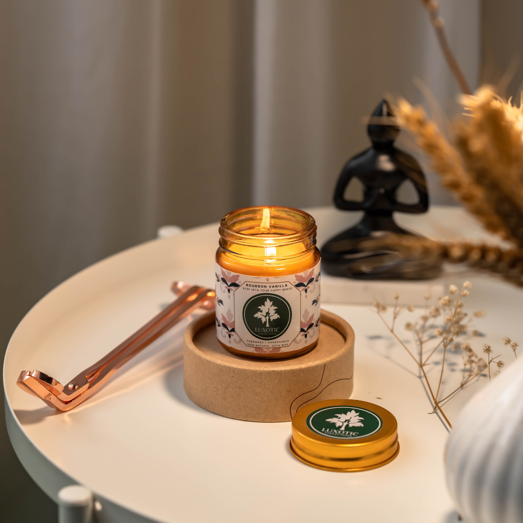 Scented Candle image with glass jar